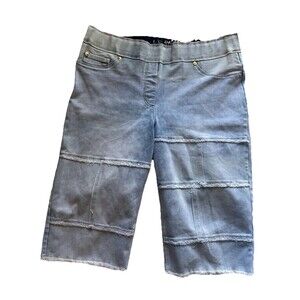 Luxe Denim Jeans 360 Degree 4 Way Stretch Skimmer Shorts Size L(14-16)